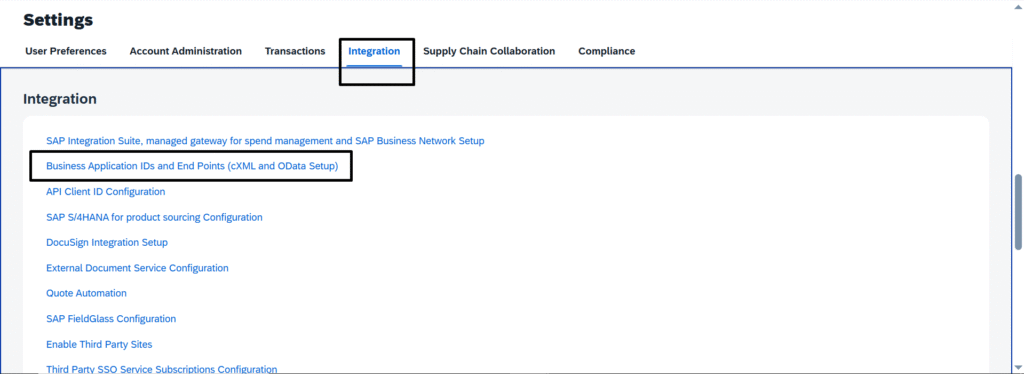 SAP S/4HANA Integration with Ariba