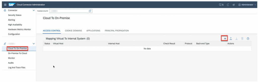 Cloud Connector Configuration